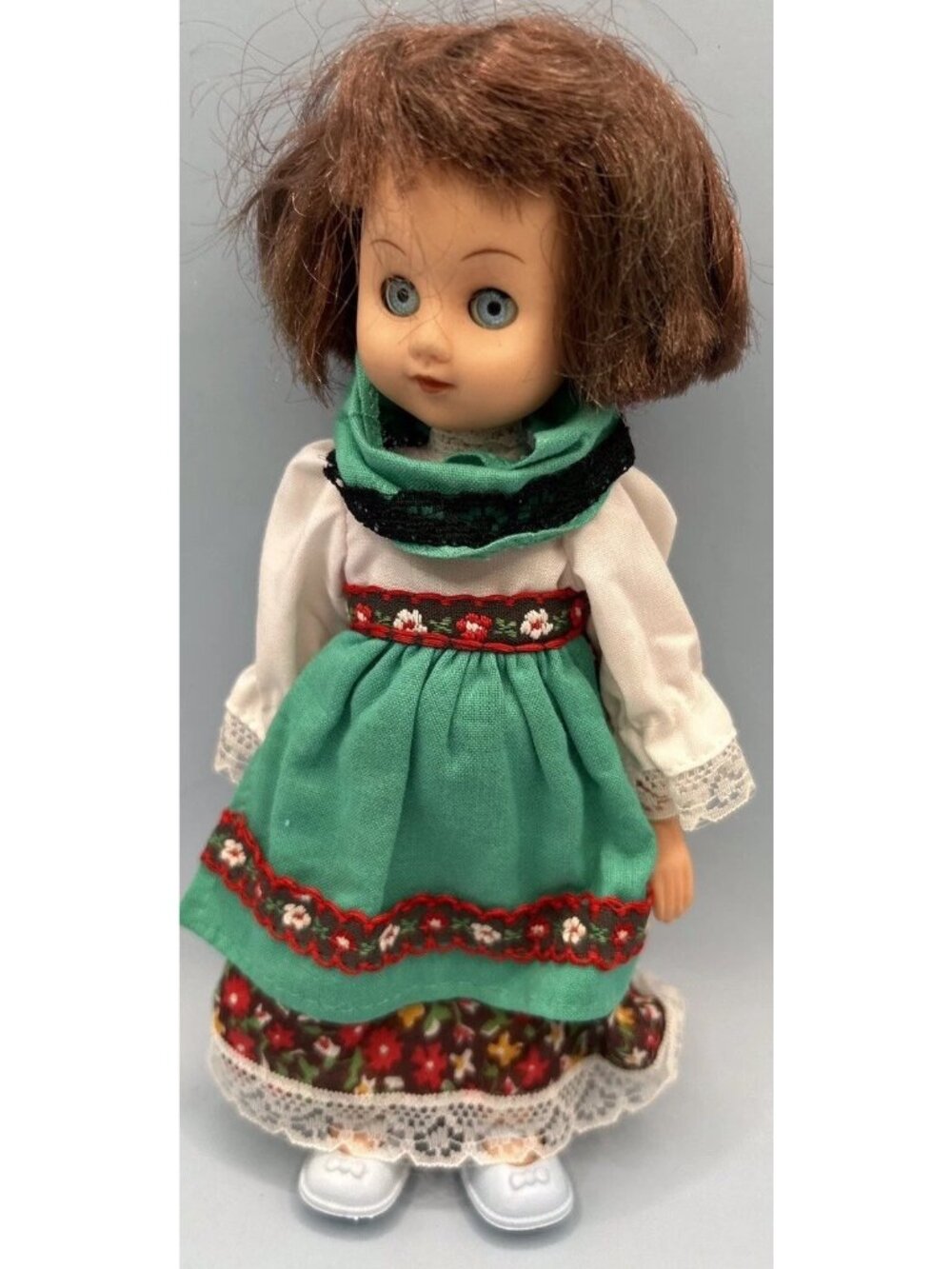Vintage 1970s Dolls of All Nations Ireland Arco Missing Hat